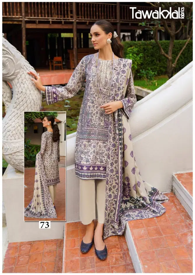 Mehroz Vol 8 By Tawakal Cotton Printed Pakistani Dress Material Wholesale Price In Surat
